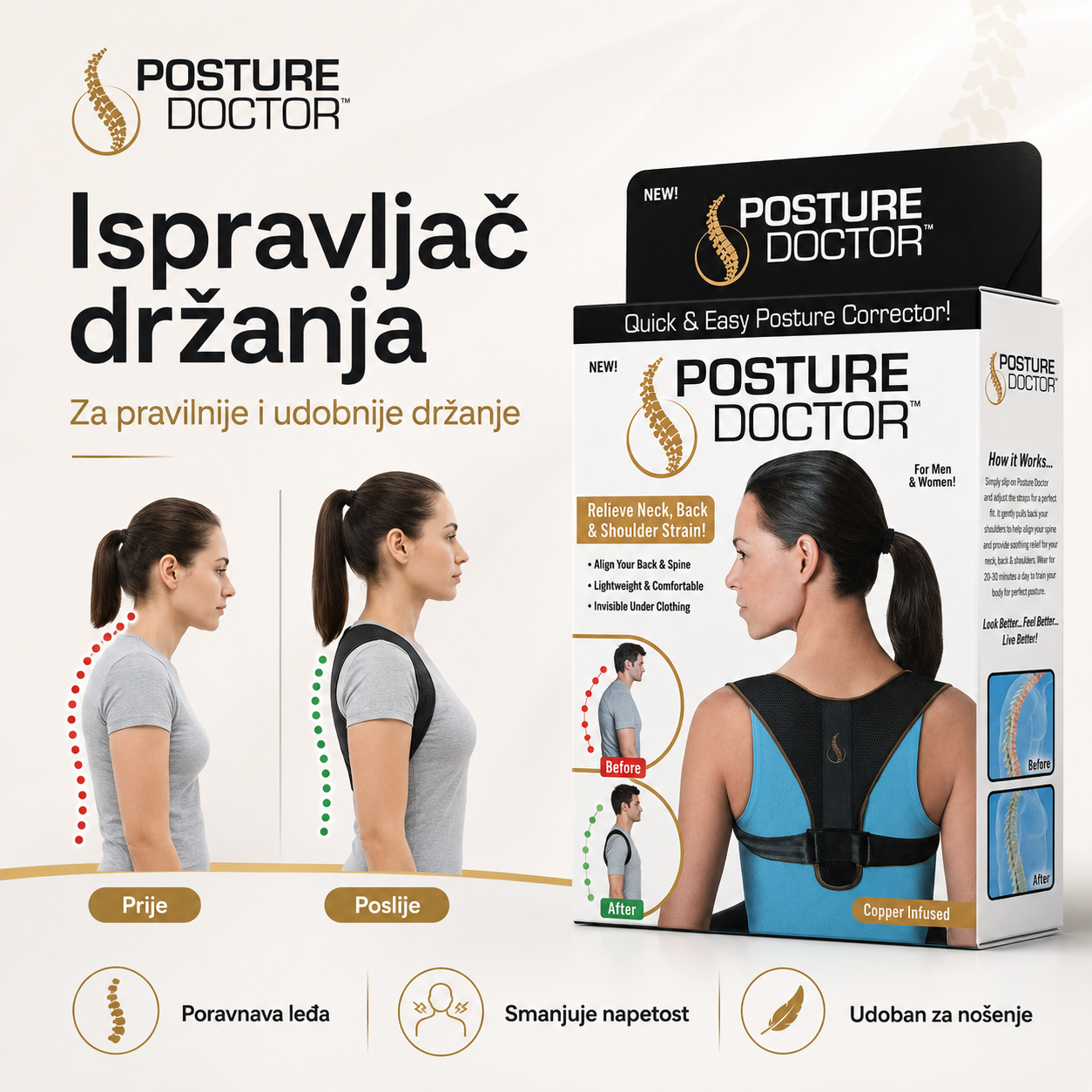 Posture Doctor – podesivi ispravljač držanja