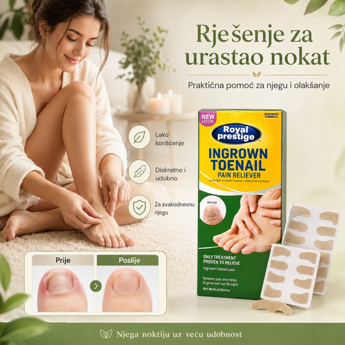 Prirodni flasteri za urasle nokte