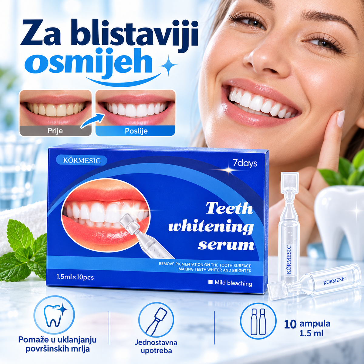 Serum za izbjeljivanje zuba