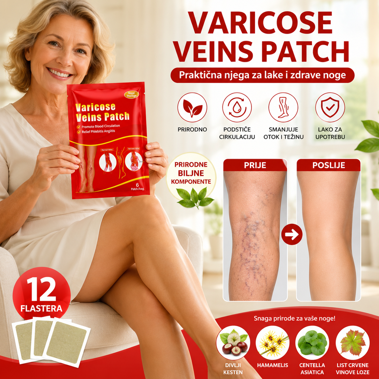Varicose Veins Patch – flasteri za proširene vene i umorne noge