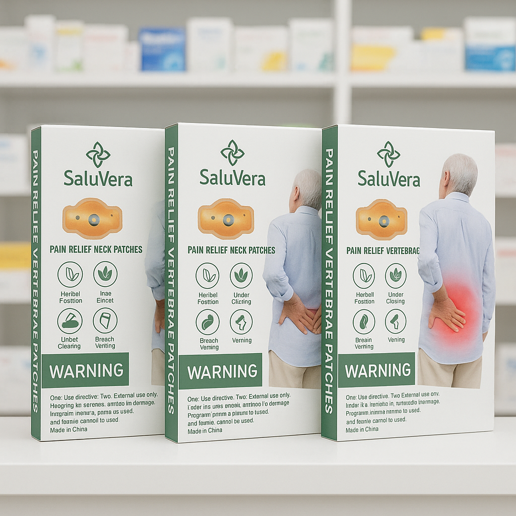 SaluVera - Prirodni Flasteri Za Bolove u Ledjima 20+10 Gratis