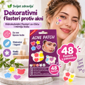 Dekorativni hidrocoloidni flasteri protiv akni